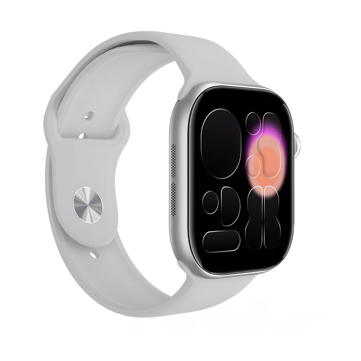 Smartwatch Mobulaa IW12 Mini plateado